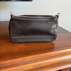 Classic Black Leather Men's Bag